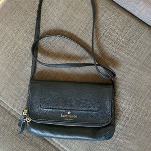 Kate spade black leather purse